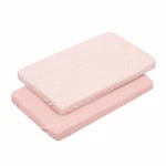 Cambrass Fitted Sheet Forest, Pink Color, 50*80Cm, 2 Pieces - Cambrass