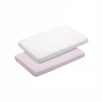 Cambrass Fitted Sheet Vichy, Pink Color, 50*80Cm, 2 Pieces - Cambrass