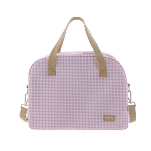 Cambrass Maternal Bag, Prome Vichy Design, Pink Color - Cambrass - Image 2