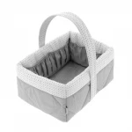 Cambrass Basket Layette Essential, Grey Color, 22.5x29x29 Cm - Cambrass