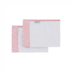 منشفة اطفال فورست, باللون الزهري, 25*35 سم, قطعتان من كامبراس