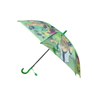 Kids Umbrella With Whistle, Ben 10 Design, Green Color