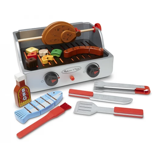 Melissa & Doug Rotisserie & Grill BBQ Set Melissa & Doug Rotisserie & Grill BBQ Set