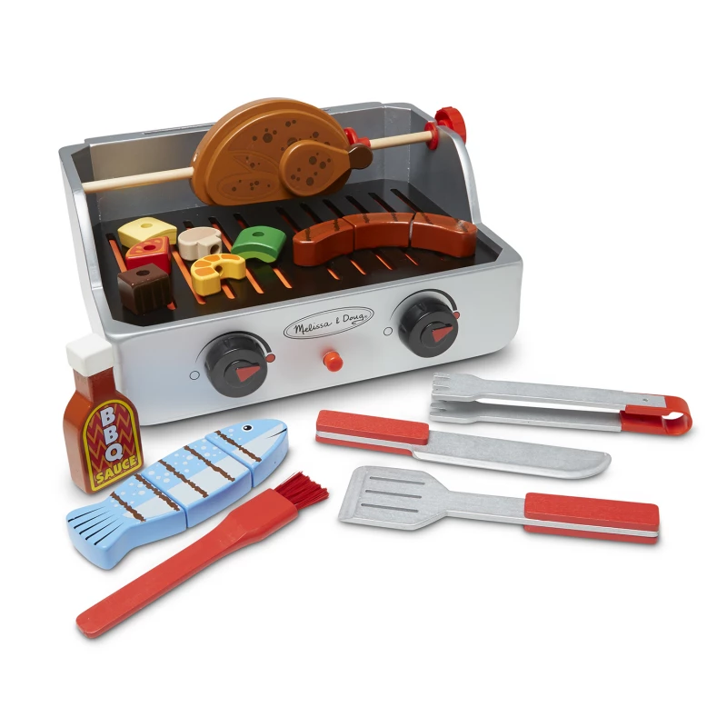 Melissa & Doug Rotisserie & Grill BBQ Set - Melissa &amp; Doug