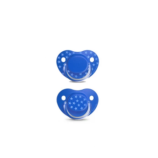 Suavinex The Basics Anatomical Pacifier, Blue Color, Pack of 2 Pieces, 18+ Months Suavinex The Basics Anatomical Pacifier, Blue Color, Pack of 2 Pieces, 18+ Months