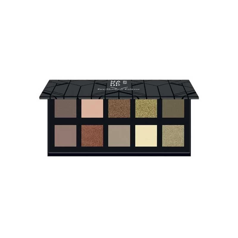 Makeup Factory Natural Bronze Eyeshadow Palette All Eye Colors Matte Shimmer Finishes Versatile Makeup Kit - Makeup Factory