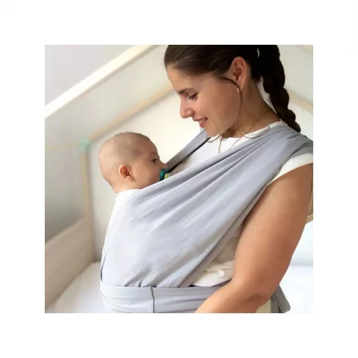 Babyjem Baby Wrap Carrier, Grey Color - BabyJem - Image 2