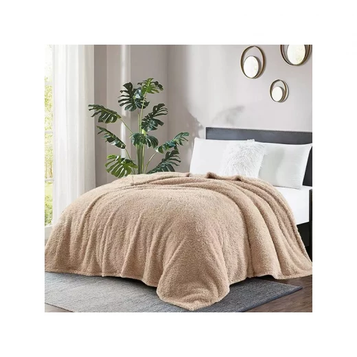 Nova Home Fur Fluffy Blanket - King/Super King - Taupe Nova Home Fur Fluffy Blanket - King/Super King - Taupe
