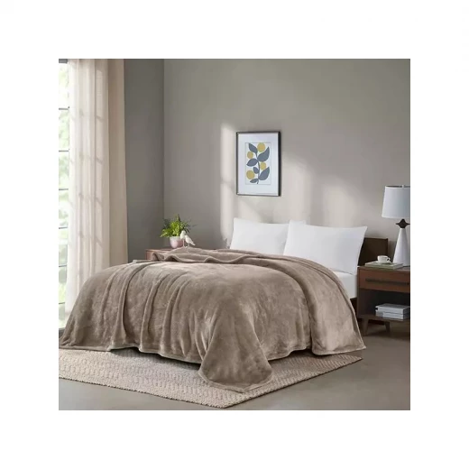Nova Home Silky Blanket - Single/Twin - Taupe Nova Home Silky Blanket - Single/Twin - Taupe
