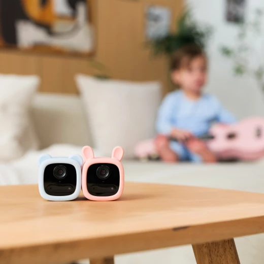 Ezviz BM1 Battery Powered Baby Monitor Rabbit Version, Pink Color - Ezviz - Image 4