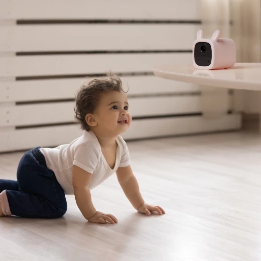 Ezviz BM1 Battery Powered Baby Monitor Rabbit Version, Pink Color - Ezviz - Image 5