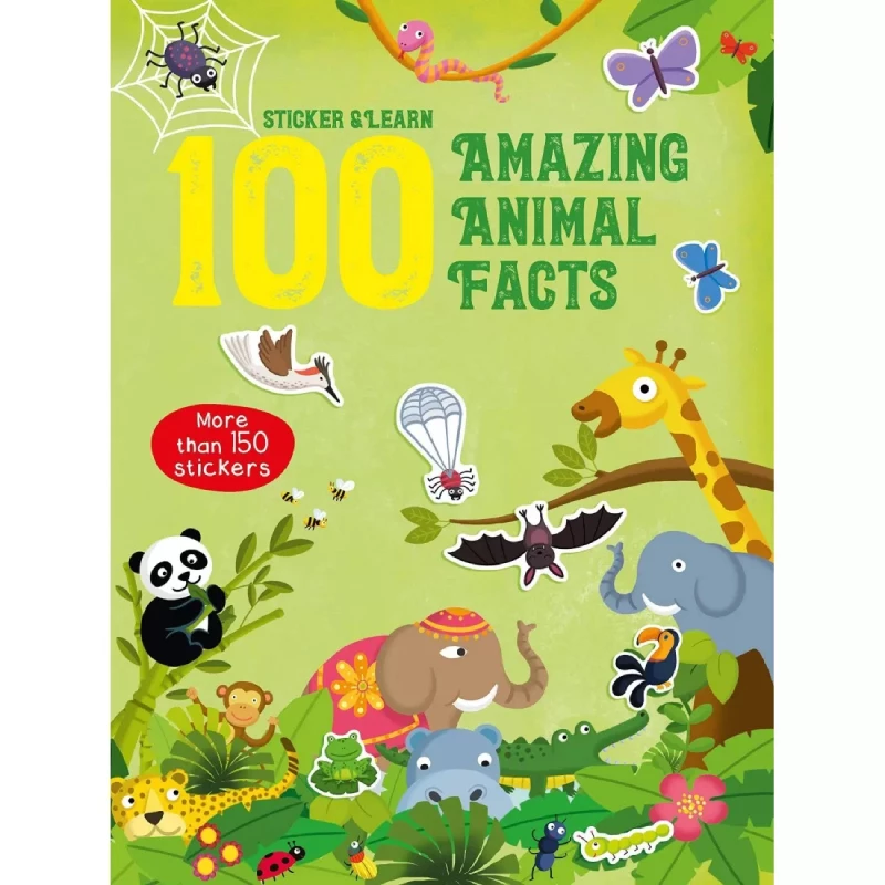 كتاب انشطة للاطفال, الحيوانات 100 نشاط - كتب ليدي بيرد