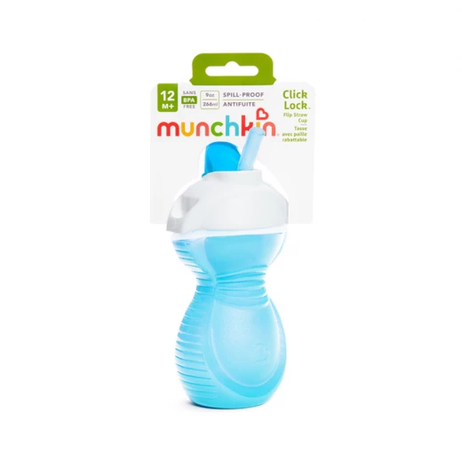 كوب ضد الانسكاب مع قفل من منشكن مايتي جريب 9 اونصة - أزرق كوب ضد الانسكاب مع قفل من منشكن مايتي جريب 9 اونصة - أزرق
