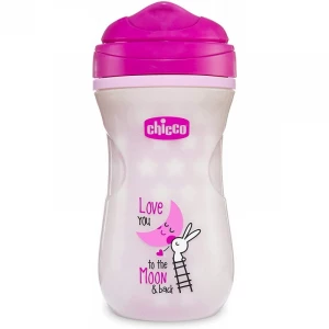 Chicco Cup Shiny Glow In The Dark, Pink Color
