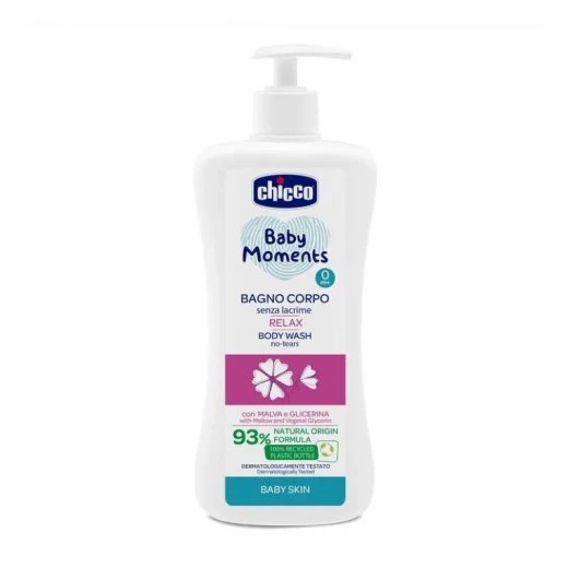 Chicco Baby Moments Body Bath Relax Without Tears, 500 Ml Chicco Baby Moments Body Bath Relax Without Tears, 500 Ml