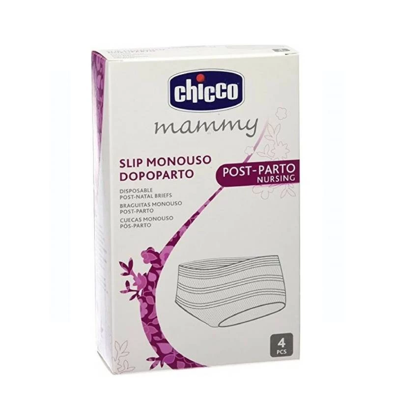Chicco Mammy Elastic Net Disposable Post Natal Briefs, 4 Pieces - Chicco