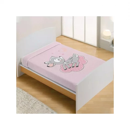 حرام اطفال, باللون الزهري, بتصميم حيوان لطيف, مقاس 110*140 من مينترول - مانتيرول - Image 2