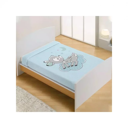 حرام اطفال, باللون الازرق, بتصميم حيوان لطيف, مقاس 110*140 من مينترول - مانتيرول - Image 2