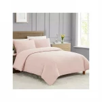 Nova Home "Simply" Crinkled Comforter Set, Pink Color, Size Queen, 4 Pieses - Nova Home
