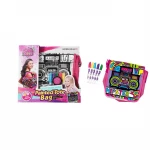 حقيبة ظهر بالألوان المائية 5 ألوان قابلة للغسل بتصميم راديو