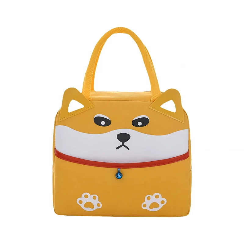 Amigo Lunch Bag, Yellow Color, Dog Design, 23*19*13 Cm - Amigo