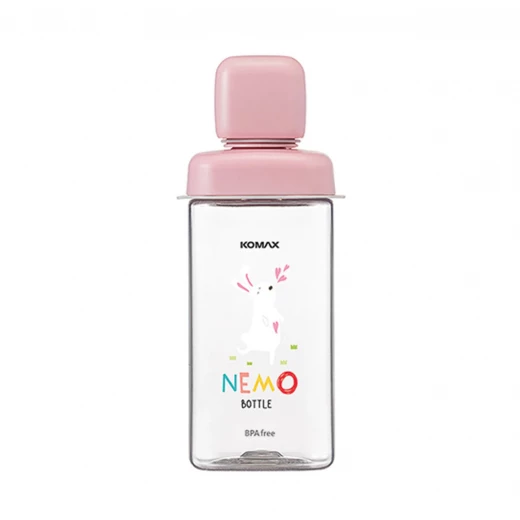 Komax Nemo Water Bottle, Pink Color, 430 Ml Komax Nemo Water Bottle, Pink Color, 430 Ml