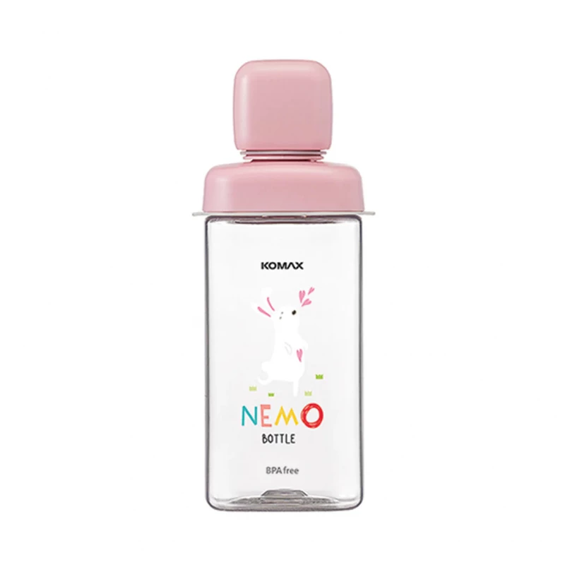 Komax Nemo Water Bottle, Pink Color, 430 Ml - Komax
