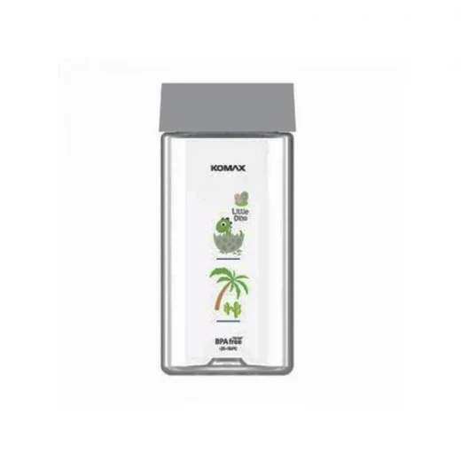Komax Nemo Zoo Water Bottle, Grey Color, Dinosaur, 430 Ml Komax Nemo Zoo Water Bottle, Grey Color, Dinosaur, 430 Ml