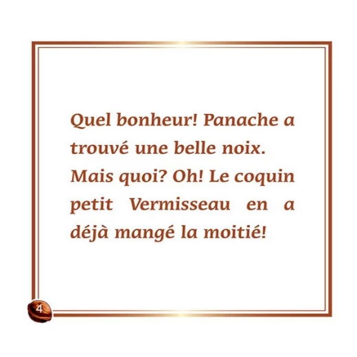 Panache, L'ecureuil Le Petit Noix Book, in French - Image 2