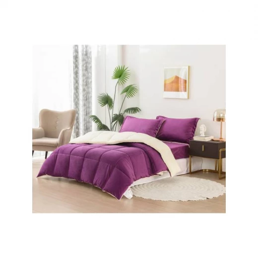 ARMN So Soft Kingsize Winter Comforter, Lilac Color 4 Pieces ARMN So Soft Kingsize Winter Comforter, Lilac Color 4 Pieces