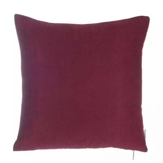 Nova Home Plain Colors Cushion Cover, Burgundy Color, 45x45 cm, Nova Home Plain Colors Cushion Cover, Burgundy Color, 45x45 cm,