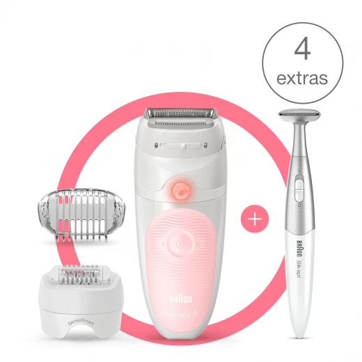 Braun Silk epil 5-820 Wet & Dry epilator with 4 extras incl - Braun - Image 2