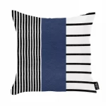 Nova Home Boho Chic Leather & Jacquard Cushion Cover,  45x45 Cm - Nova Home