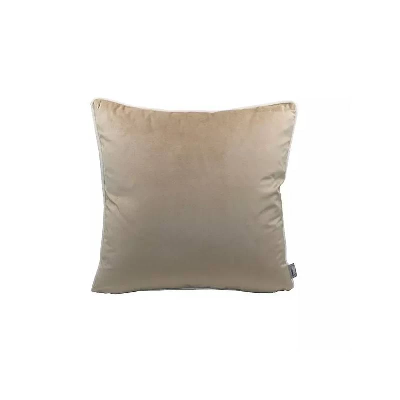 غطاء وسادة مخمل, باللون البني, 47*47 سم من نوفا هوم - نوفا هوم