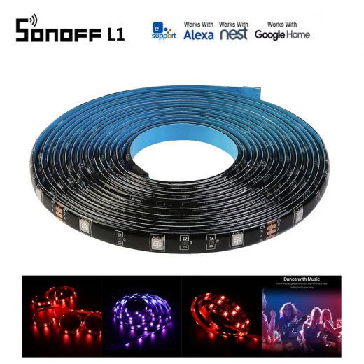 شريط ليد ذكي مقاوم للماء 2 متر RGB ip65 ewink 300 lm من سونوف - سونوف - Image 2