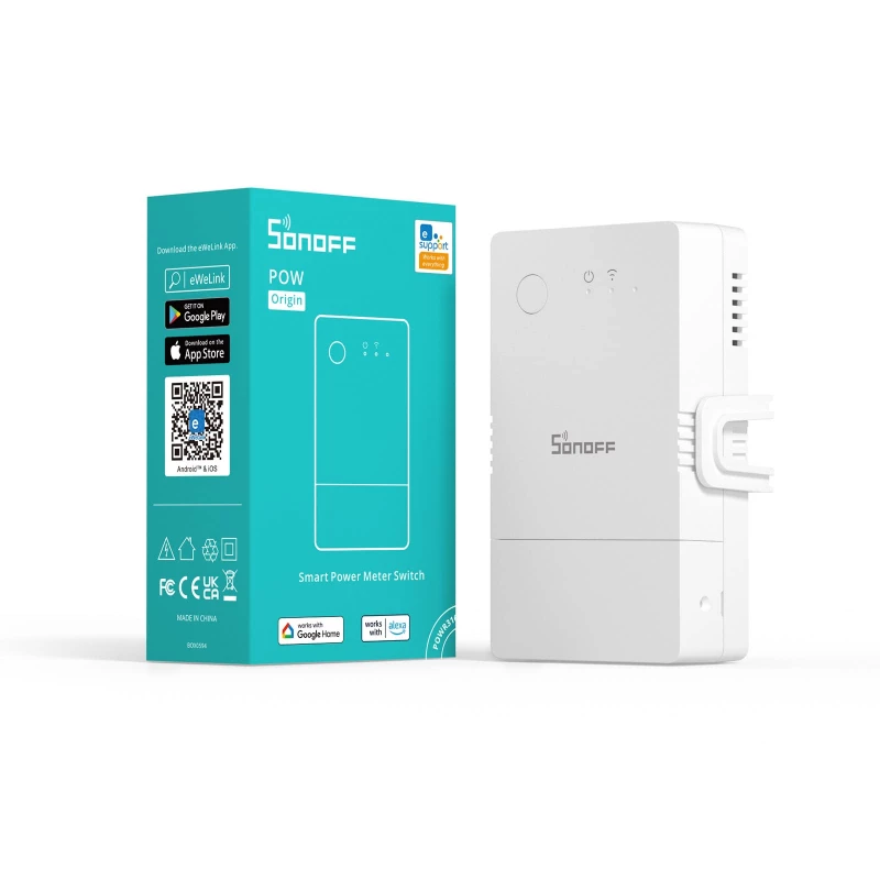 Sonoff POWR316, 16A  Wifi Smart Relay With Power Meter - Sonoff