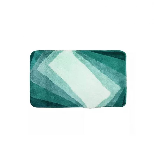 Nova Home Geometric Bath Mat, Green Color, Size 70*120 Nova Home Geometric Bath Mat, Green Color, Size 70*120