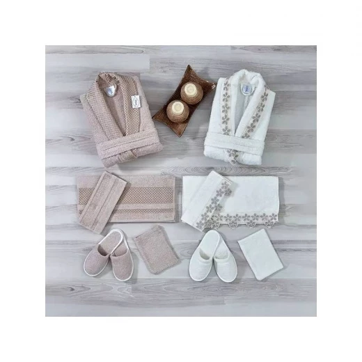 Weva Family Bathrobe, Jasmine Design 12 Pieces Unique Weva Family Bathrobe, Jasmine Design 12 Pieces Unique