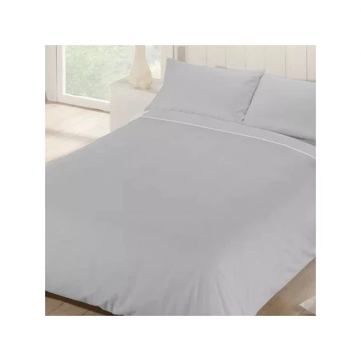 Manterol Luna Flannel Duvet Cover Kingsize, Grey Color, 180 Cm 4 Pieces Manterol Luna Flannel Duvet Cover Kingsize, Grey Color, 180 Cm 4 Pieces