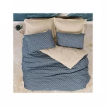 Nova Home Dawn Duvet Cover, King/Super King, Navy Blue Color ,4 Pieces - Nova Home
