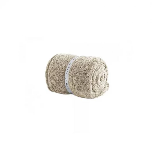 Manterol Motti Throw Blanket, Beige Color, 120*160 Cm Manterol Motti Throw Blanket, Beige Color, 120*160 Cm