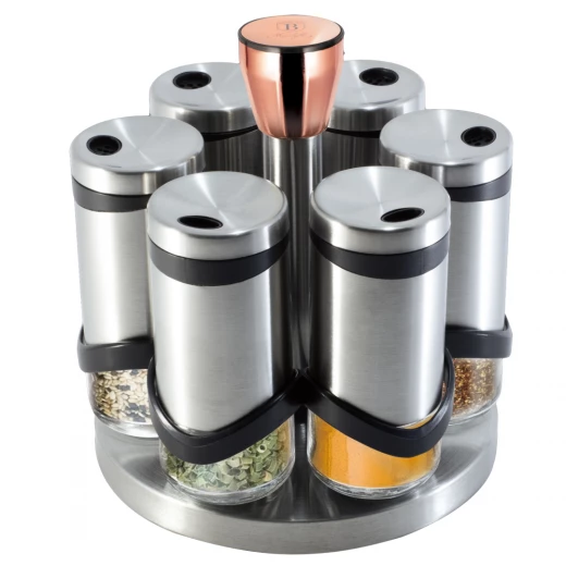 Berlinger Haus Spice Rack Set Moonlight Collection, 7 Piece - Berlinger Haus - Image 2