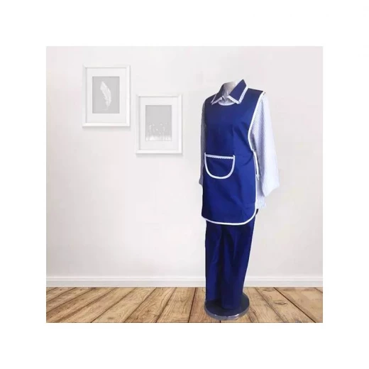 طقم زي مساعدة بأكمام طويلة, باللون الازرق, قياس صغير, 3 قطع من كانون طقم زي مساعدة بأكمام طويلة, باللون الازرق, قياس صغير, 3 قطع من كانون