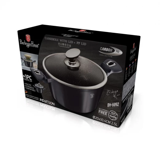 قدر مع غطاء كاربون برو ، 24 سم من بيرلينجر هاوس - بيرلينجر هاوس - Image 2