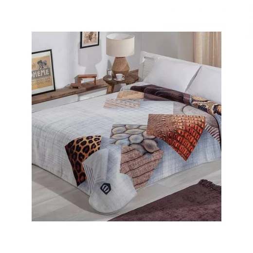 Manterol Arrow Throw Blanket, Multi Color Beige , 260*240 Cm Manterol Arrow Throw Blanket, Multi Color Beige , 260*240 Cm