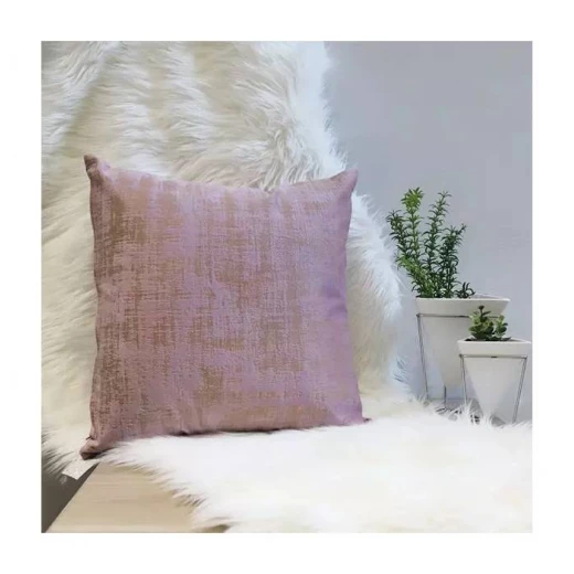 غطاء وسادة باللون النهدي 45*45 سم من نوفا هوم غطاء وسادة باللون النهدي 45*45 سم من نوفا هوم