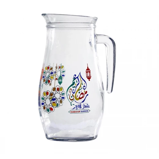 كاسات عصير وابريق بتصميم رمضان كريم, 6 كاسات, 1 ابريق - Image 3