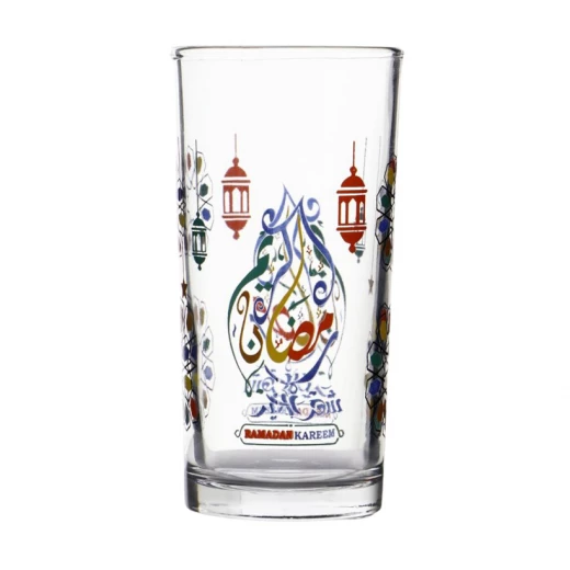 كاسات عصير وابريق بتصميم رمضان كريم, 6 كاسات, 1 ابريق - Image 2