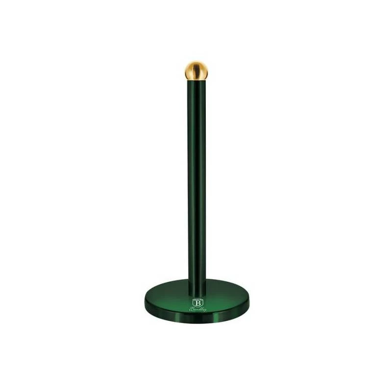 Berlinger Haus Metallic Kitchen Roll Holder, Green Color - Berlinger Haus