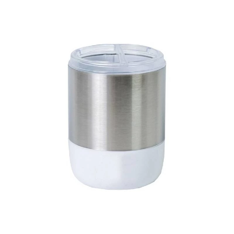 Primanova Lima Toothbrush Holder , White Color - Primanova